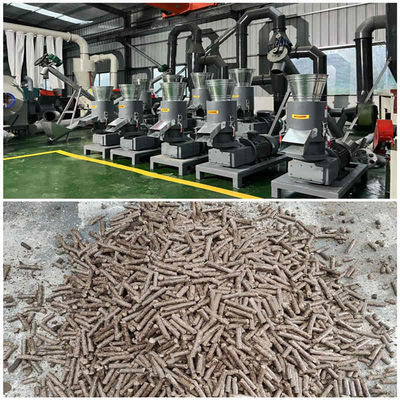 ماشین گلوله خاک اره MOQ 1 مجموعه ولتاژ 380 ولت آسیاب گلوله چوب رنگ قابل تنظیم