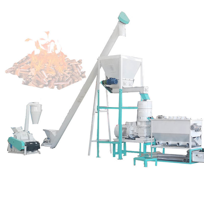 500-600kg/H دستگاه گلوله سازی چوب کارخانه گلوله چوب خاک اره