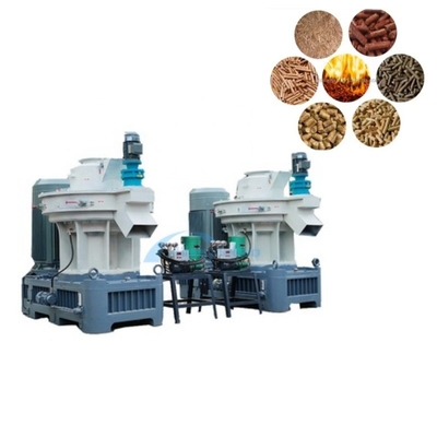 دستگاه آسیاب گلوله عمودی CE دستگاه گلوله سازی سوخت خاک اره چوب 55-160kw