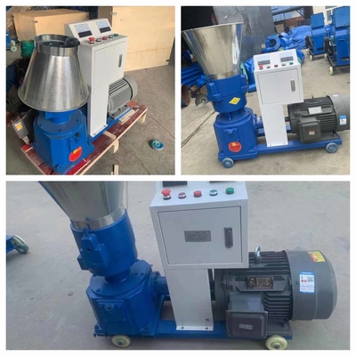 آسیاب گلوله چوب 15 کیلووات 200 کیلوگرم/H Husk Sowdust Wood Pellt Machine Bimoass Fuel