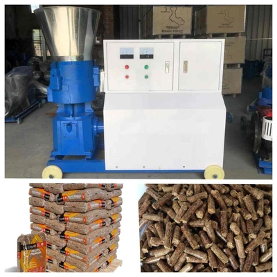دستگاه گلوله چوبی 300kg/H با فشار بالا دستگاه گلوله چوبی 3 غلتکی