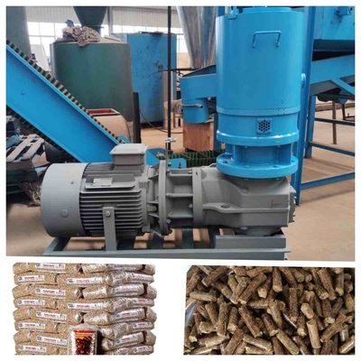 ماشین آلات آسیاب گلوله چوب شخصی 400-600 کیلوگرم زیست توده برای ساخت گلوله های چوبی