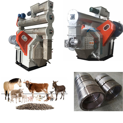 1-13T/H دستگاه گلوله سازی آسیاب خوراک طیور بز خوراک پلت