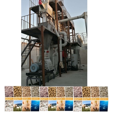 1-12mm اندازه گلوله خوراک خط تولید گلوله خوراک حیوانات