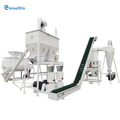1000-5000kg/h ماشین ساخت گلوله چوب کل مجموعه خط تولید آسیاب چوب