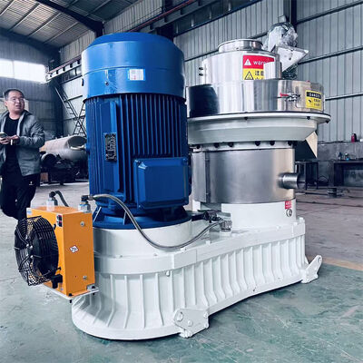 دستگاه پلت چوب تجاری با قالب حلقوی برای خط تولید پلت زیست توده