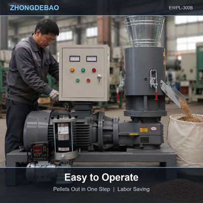 دستگاه پلت چوب دای تخت فشرده، دستگاه پلت خاک اره خانگی برای سوخت DIY با موتور الکتریکی و طراحی ساده